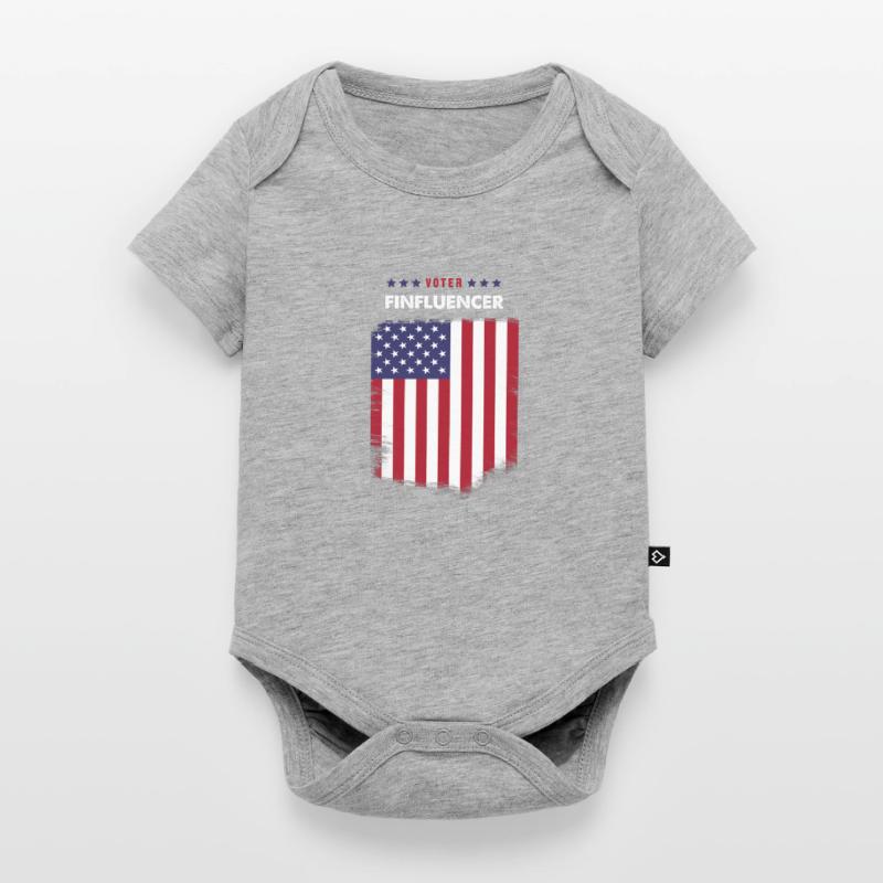 Wähler Finfluencer Baby Premium Kurzarmbody