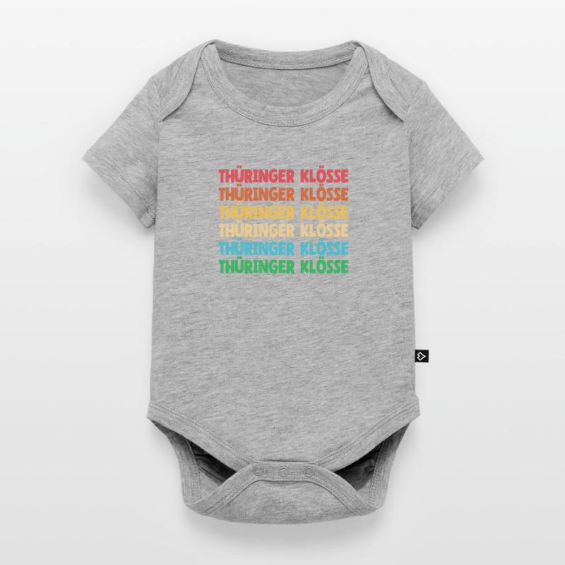 German food, dumplings, Thuringia, dialect, dialect Baby Premium short-sleeve bodysuit