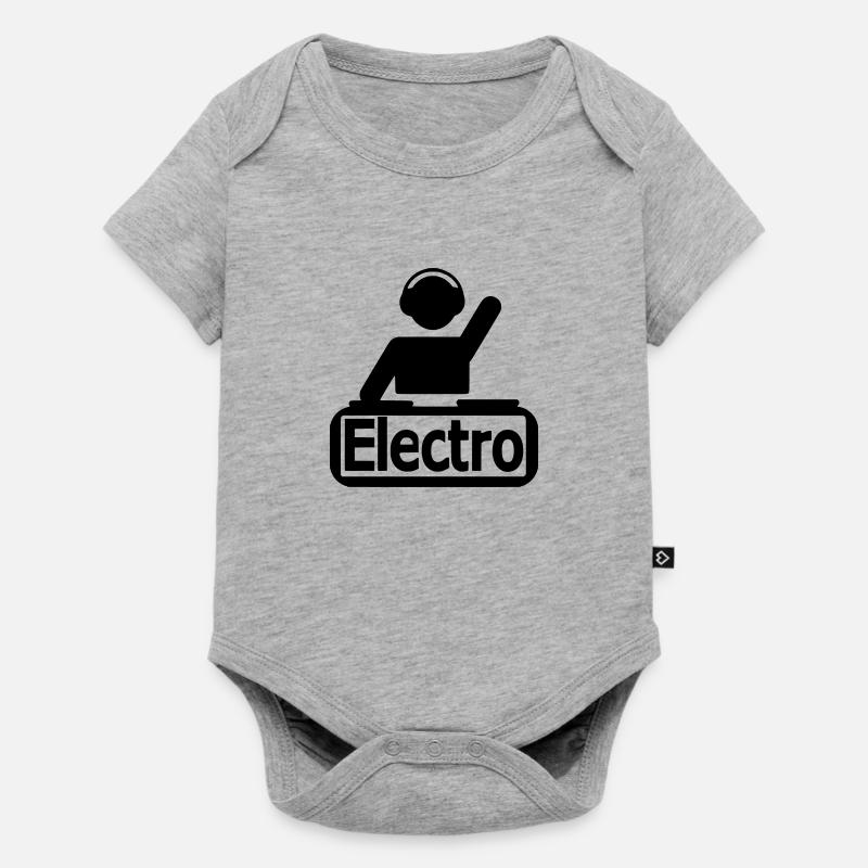 DJ / électrique - Body à manches courtes Premium Bébé - gris chiné