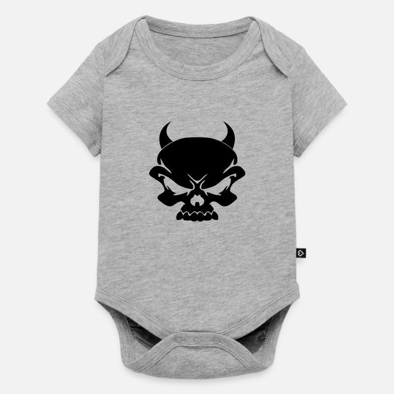 Devil - Baby Premium short-sleeve bodysuit - heather grey