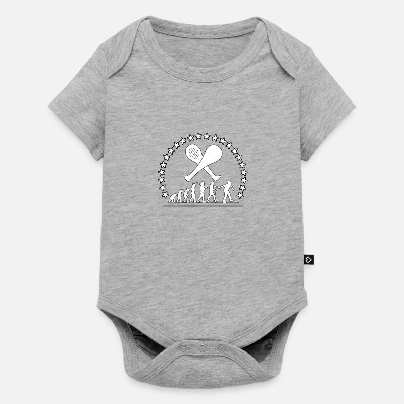 Etoilevolution png - Body à manches courtes Premium Bébé - gris chiné