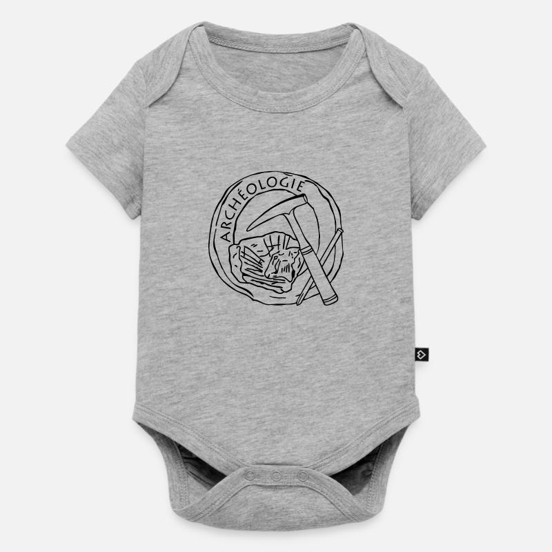 Archeologie - Body à manches courtes Premium Bébé - gris chiné