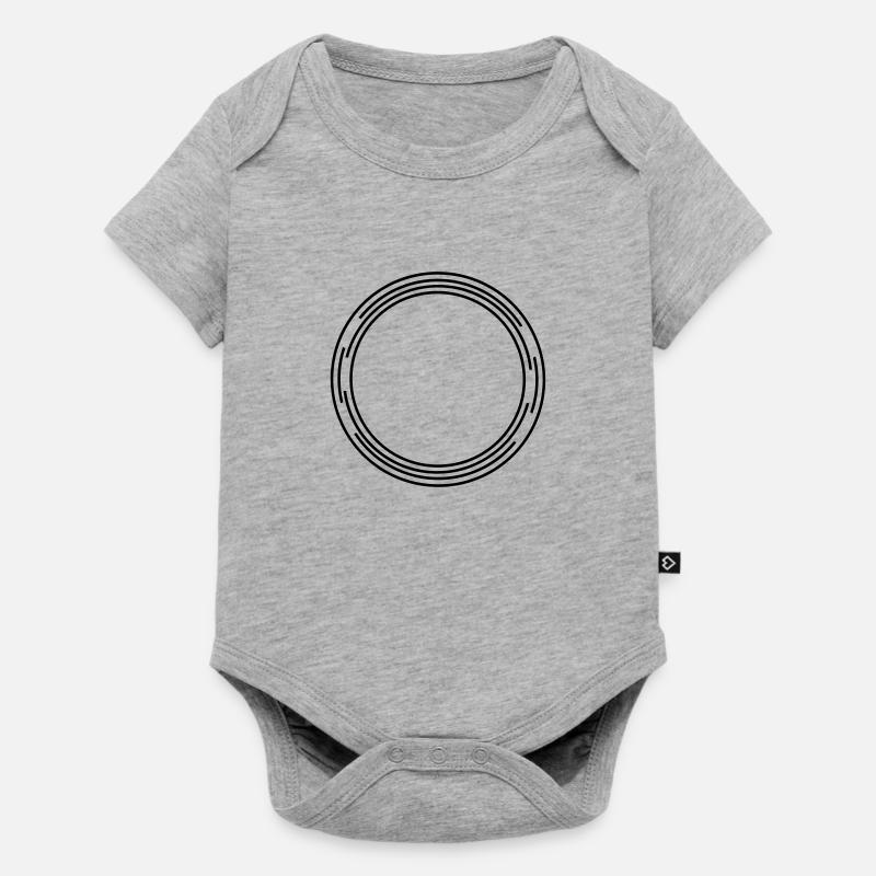 BLASONS ROND 8 TSC - Body à manches courtes Premium Bébé - gris chiné