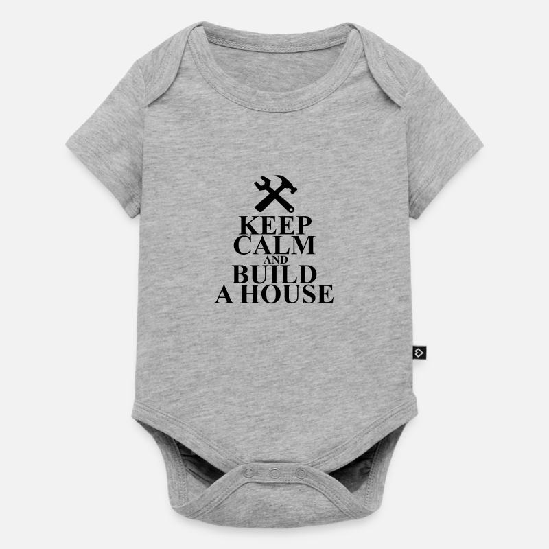 Construction - Body à manches courtes Premium Bébé - gris chiné