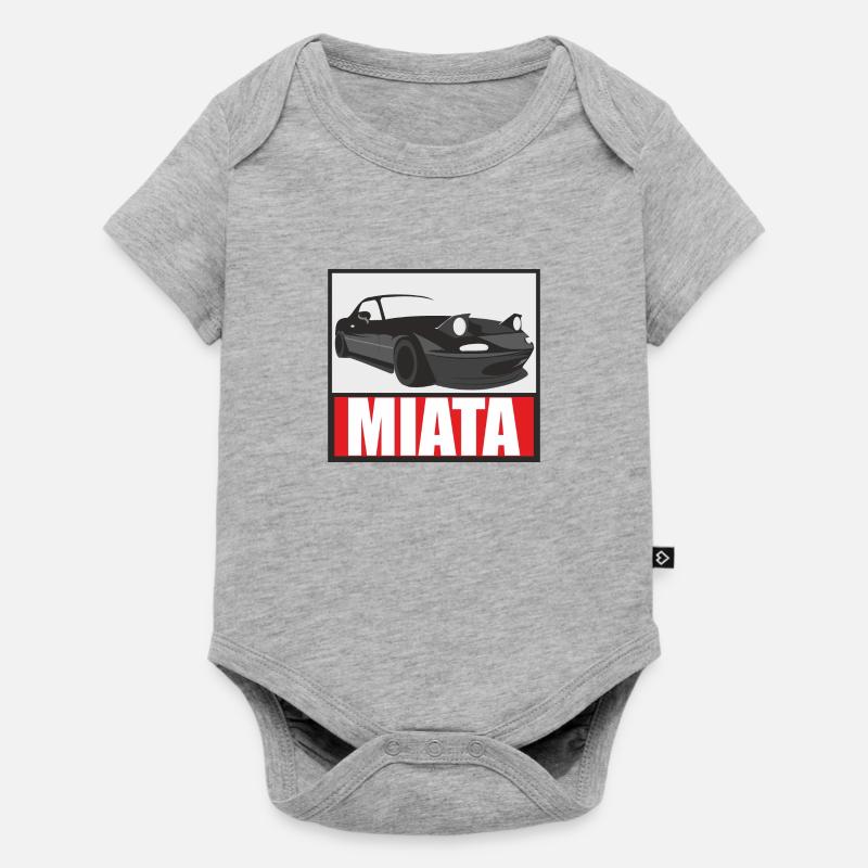 Miata - Body à manches courtes Premium Bébé - gris chiné