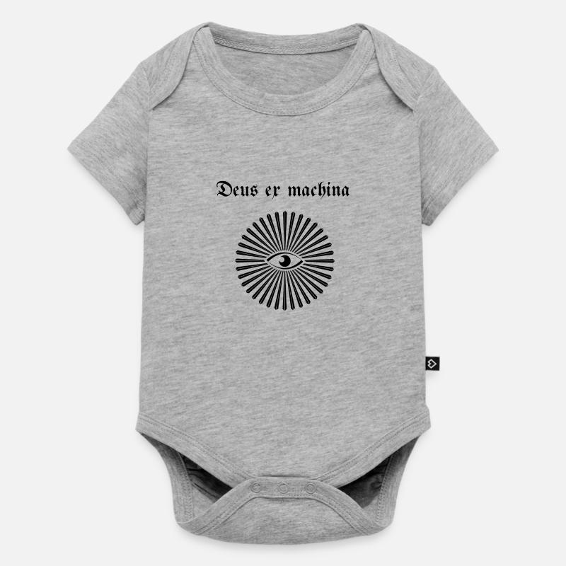 Deus ex machina oeil - Body à manches courtes Premium Bébé - gris chiné