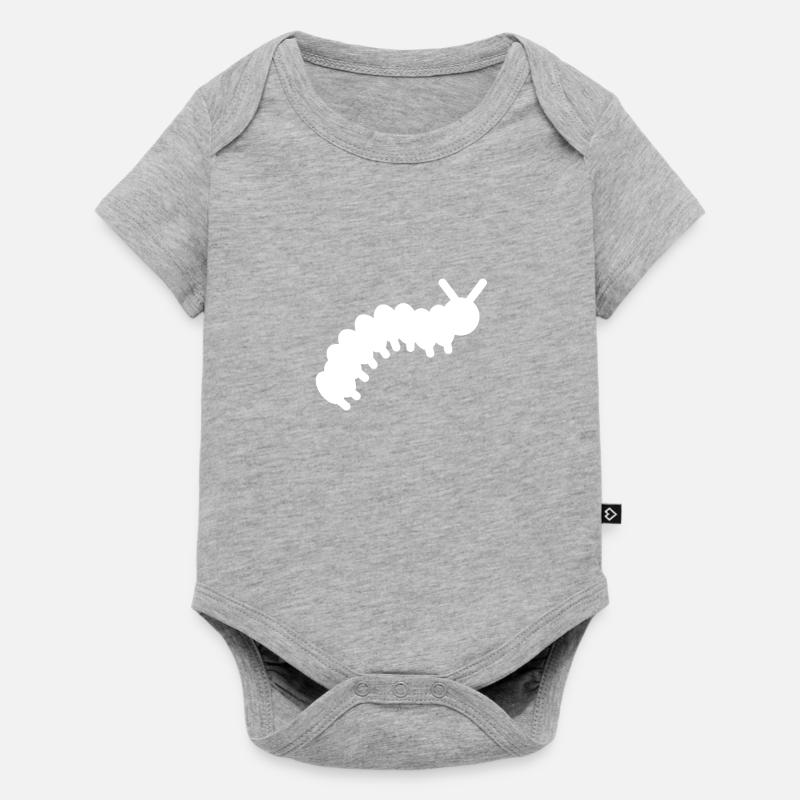 chenille - Body à manches courtes Premium Bébé - gris chiné
