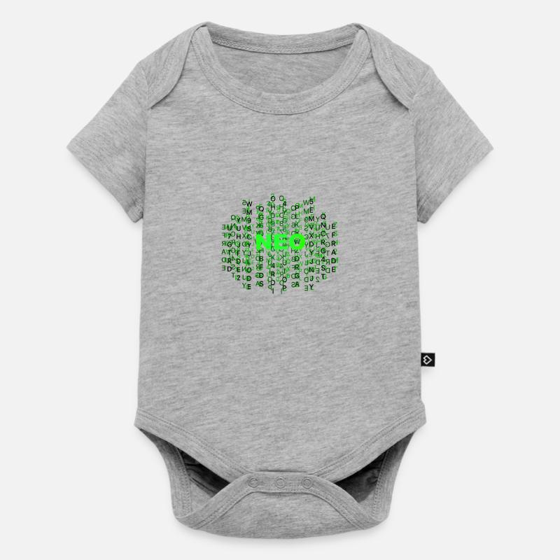 Code neo - Body à manches courtes Premium Bébé - gris chiné