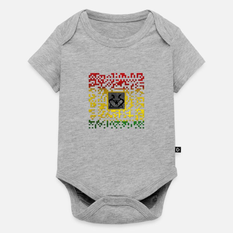 Reggae Code - Body à manches courtes Premium Bébé - gris chiné