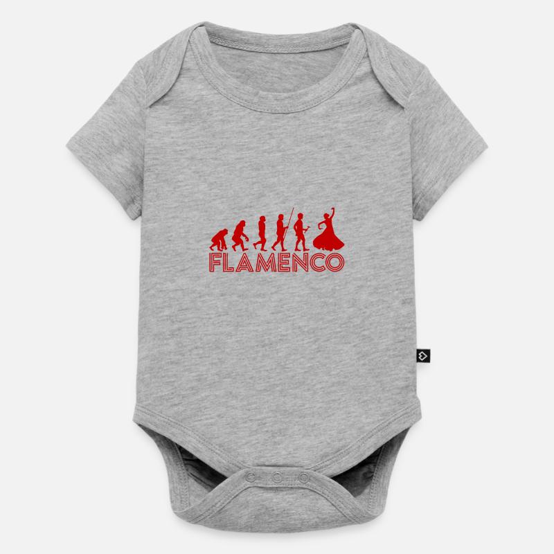 Flamenco Evolution 2 - Body à manches courtes Premium Bébé - gris chiné