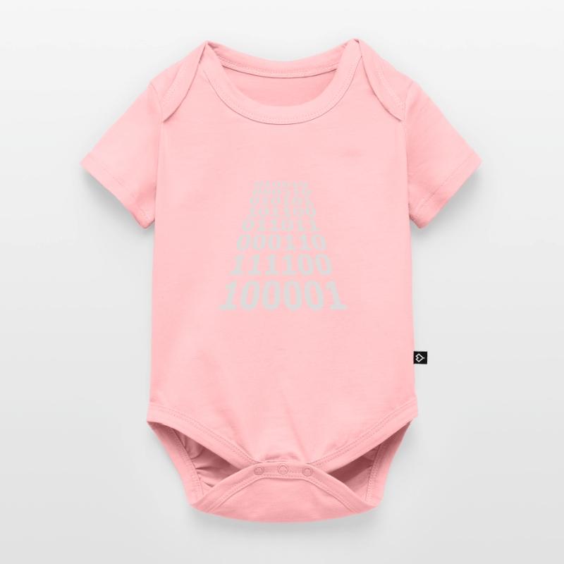 Langage de programme de code binaire Body à manches courtes Premium Bébé
