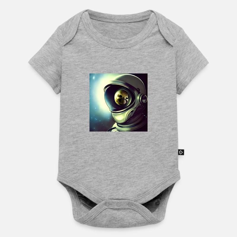 Héros de l’espace - Body à manches courtes Premium Bébé - gris chiné