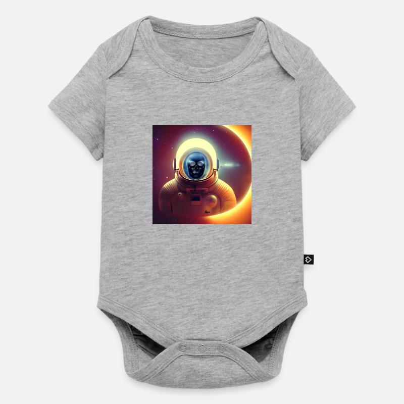 Héros de l’espace - Body à manches courtes Premium Bébé - gris chiné