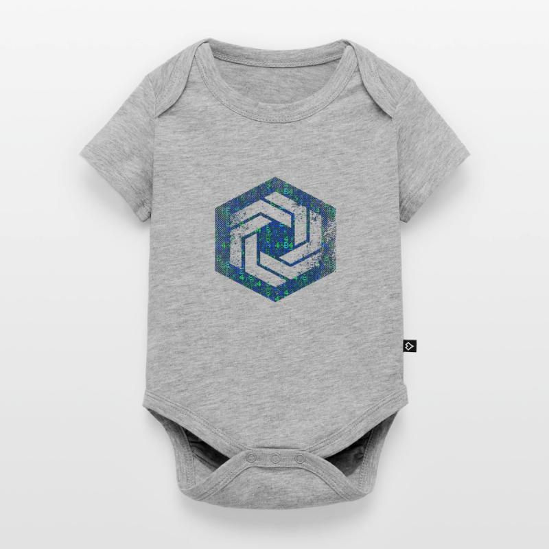 Hexagon-Programmierung Programmierer Codierung geometrisch Baby Premium Kurzarmbody