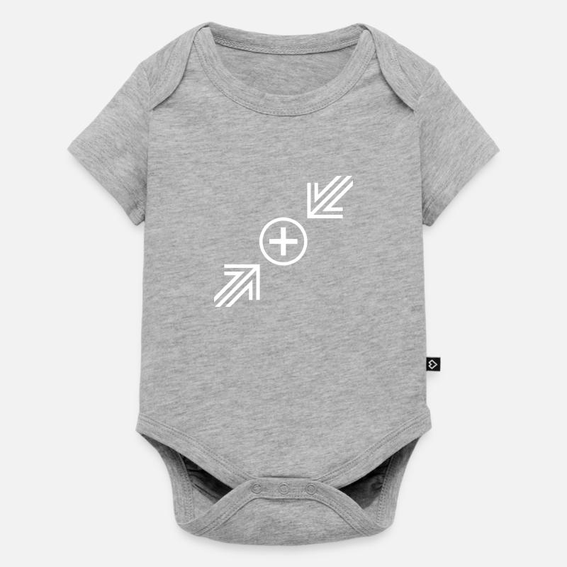arrow - Baby Premium short-sleeve bodysuit - heather grey