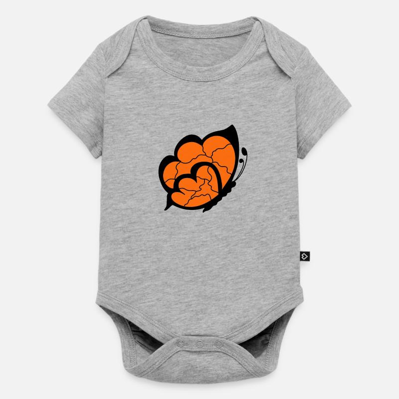 Pattern - Baby Premium short-sleeve bodysuit - heather grey