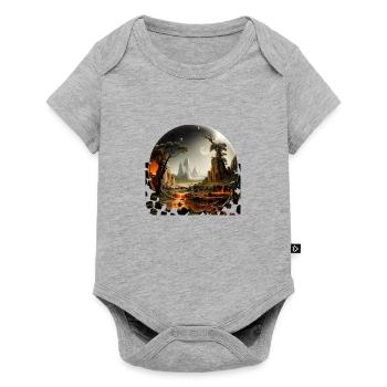 Humanity's dream of exploring distant worlds - Baby Premium short-sleeve bodysuit - heather grey - Front