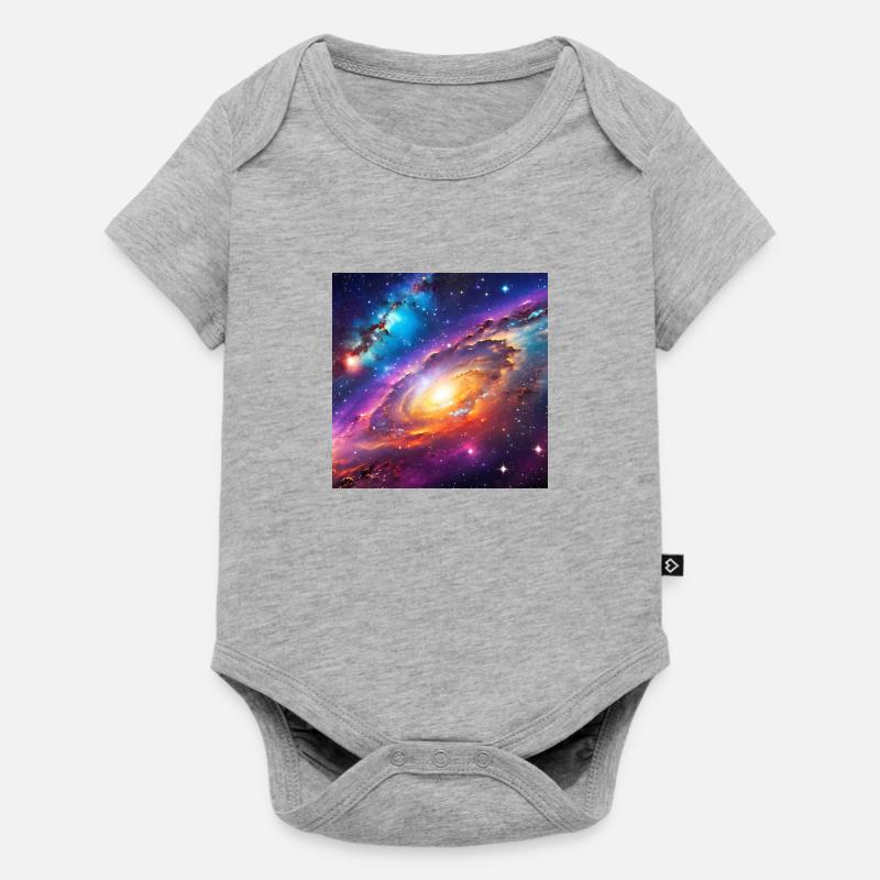 Firefly galaxie - Body à manches courtes Premium Bébé - gris chiné