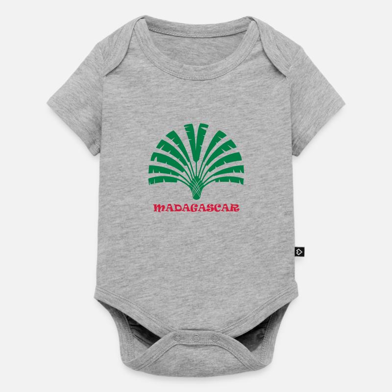 ravinala - Body à manches courtes Premium Bébé - gris chiné