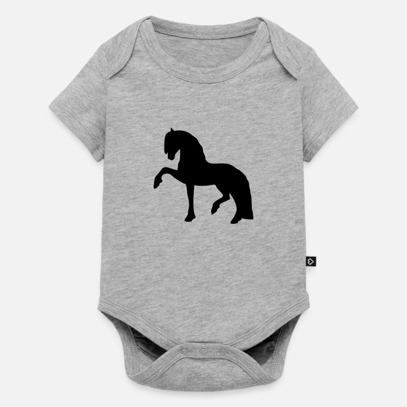 Étape espagnole - Body à manches courtes Premium Bébé - gris chiné