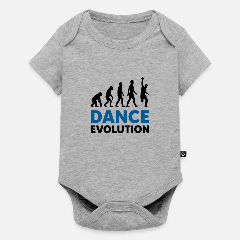 Dance Evolution Break Hip-Hop - Body à manches courtes Premium Bébé - gris chiné