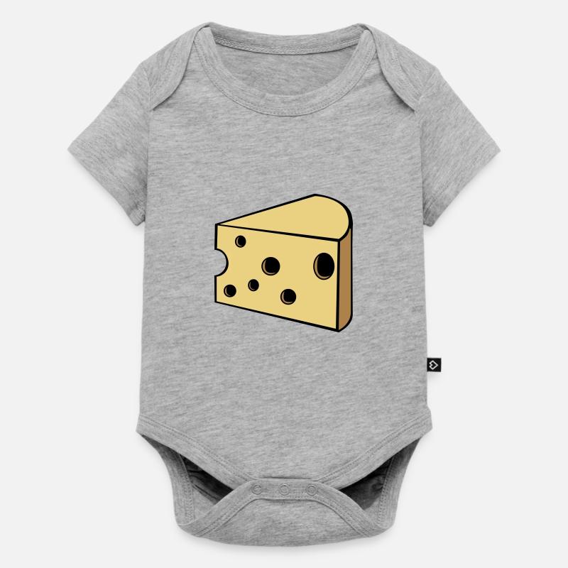 fromage - Body à manches courtes Premium Bébé - gris chiné