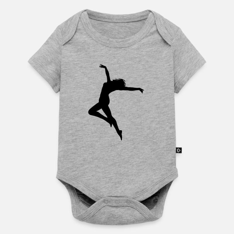 danseur - Body à manches courtes Premium Bébé - gris chiné