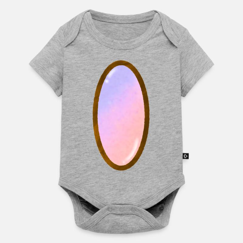 Pierre précieuse 2 - Body à manches courtes Premium Bébé - gris chiné