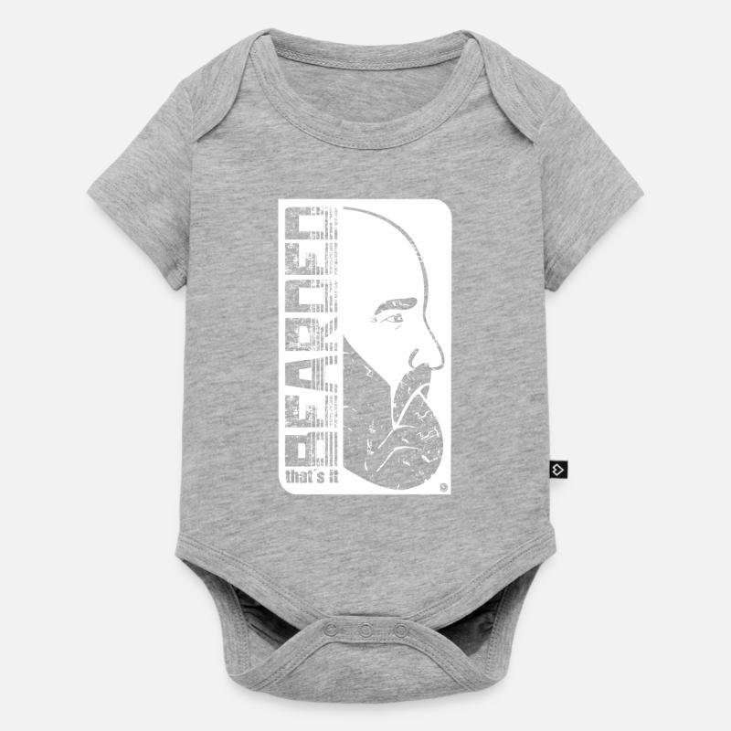 Barbu c'est tout - Body à manches courtes Premium Bébé - gris chiné