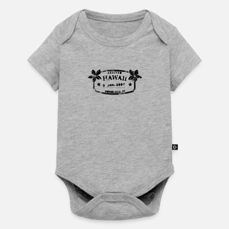 HAWAI - Body à manches courtes Premium Bébé - gris chiné