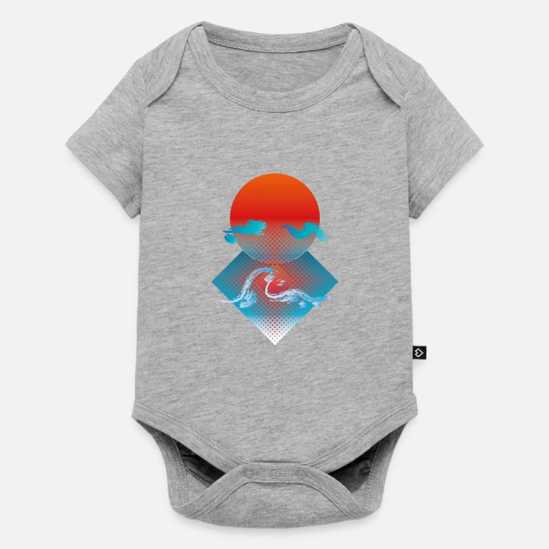 Sunset - Body à manches courtes Premium Bébé - gris chiné