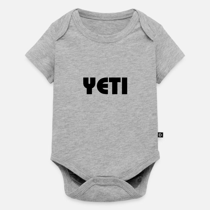 Yeti - Body à manches courtes Premium Bébé - gris chiné