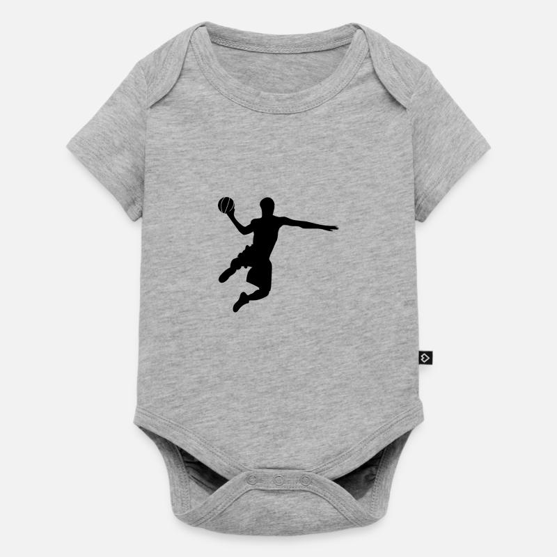 Basketteur basketteur - Body à manches courtes Premium Bébé - gris chiné