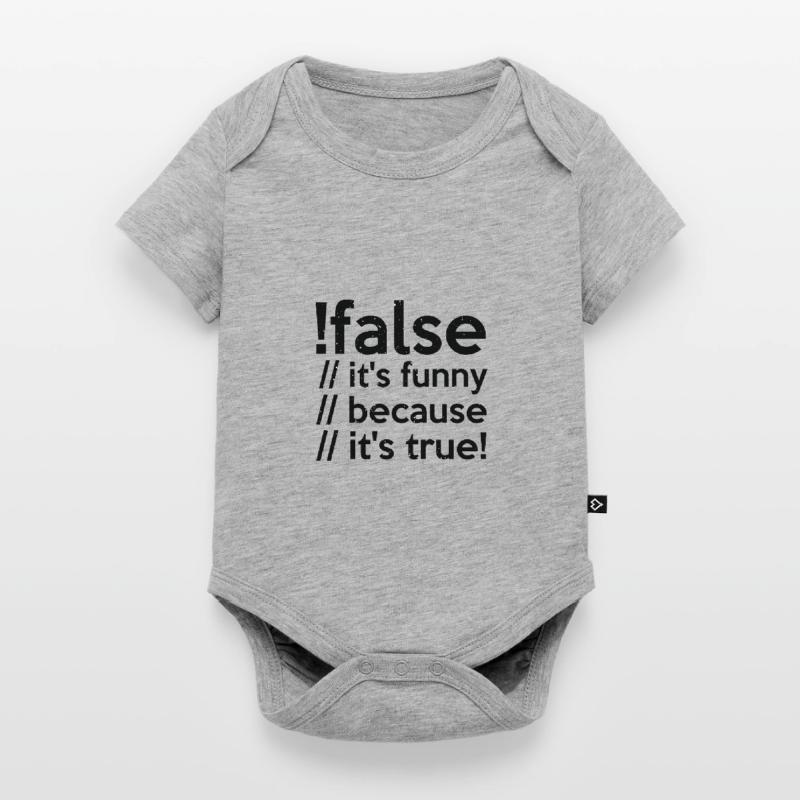 Programmer false true Computer Scientist Student Code Baby Premium short-sleeve bodysuit