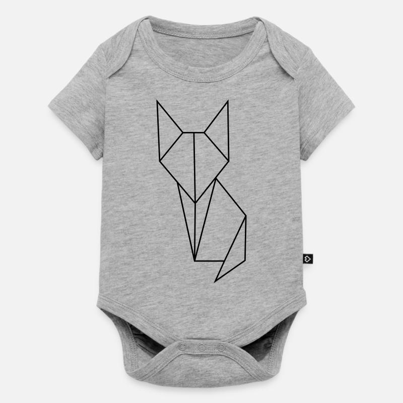 Cat - Baby Premium short-sleeve bodysuit - heather grey