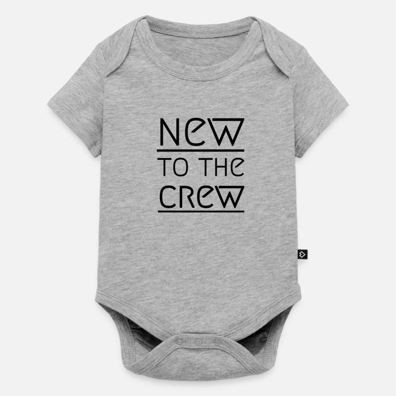 nouveau à l'équipage - Body à manches courtes Premium Bébé - gris chiné