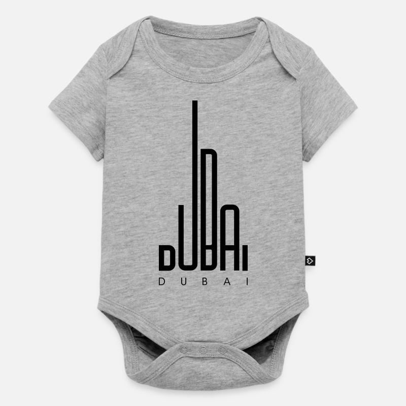 Dubaï - Body à manches courtes Premium Bébé - gris chiné