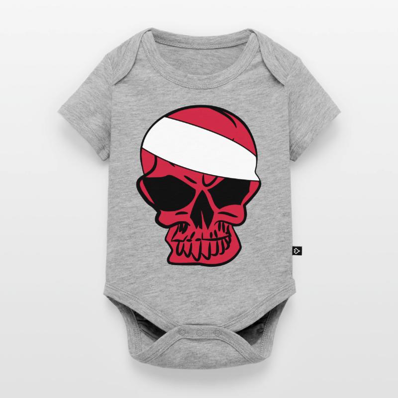 Anarcho Skull Anarchy anarchy Baby Premium short-sleeve bodysuit