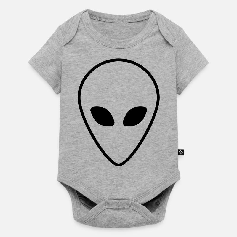 Alien - Body à manches courtes Premium Bébé - gris chiné