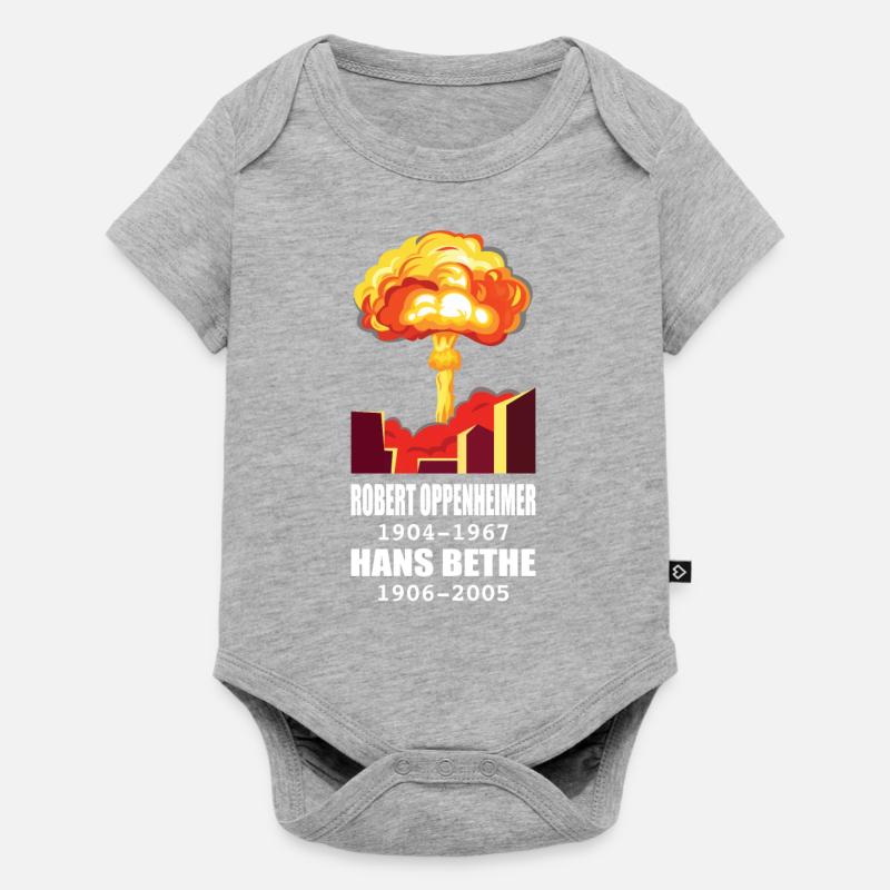 Robert Oppenheimer - Body à manches courtes Premium Bébé - gris chiné