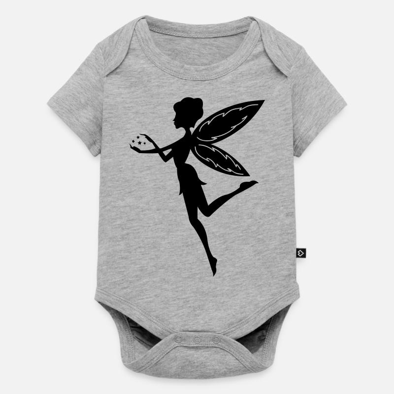 elfes - Body à manches courtes Premium Bébé - gris chiné