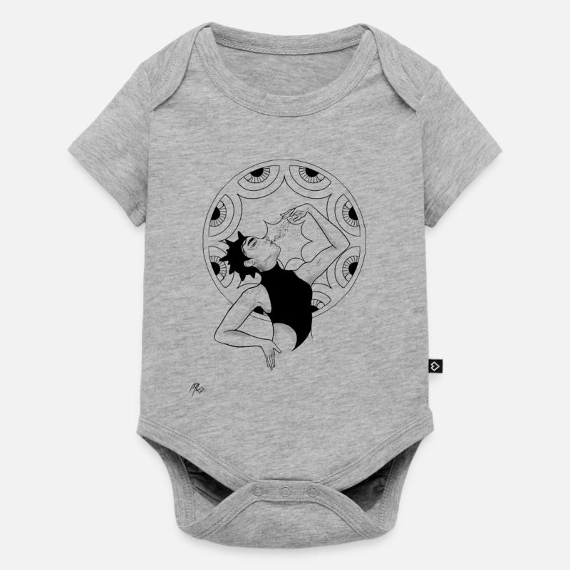 Chaman moderne - Body à manches courtes Premium Bébé - gris chiné