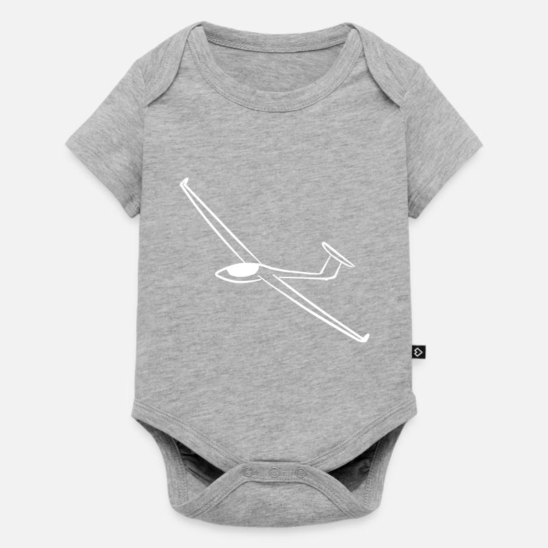 Tshirt Glider Glider Glide Gift - Body à manches courtes Premium Bébé - gris chiné