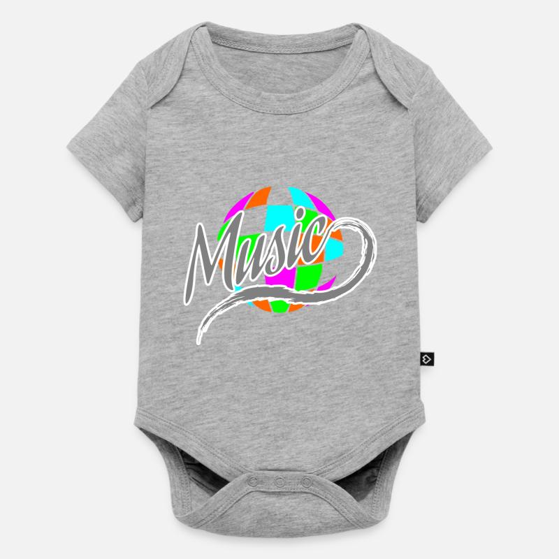DJ - Body à manches courtes Premium Bébé - gris chiné