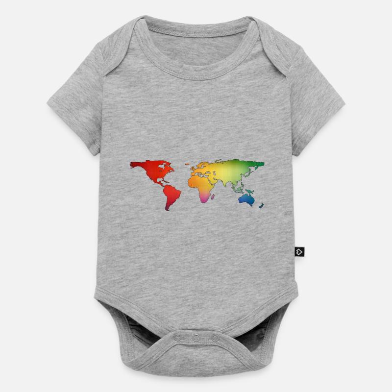 Globe - Globe - Diversity - Baby Premium short-sleeve bodysuit - heather grey