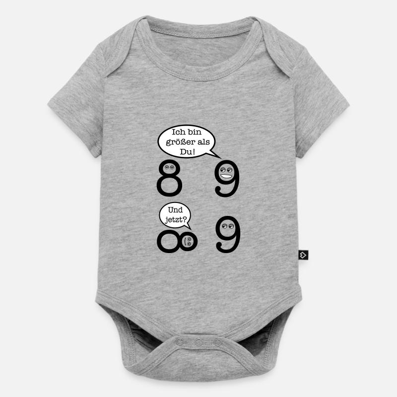 Mathe rigolade - Body à manches courtes Premium Bébé - gris chiné