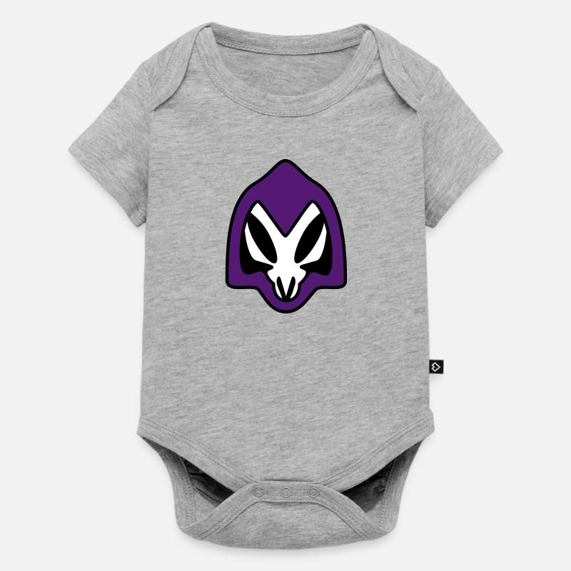 Skeleturoeil - Body à manches courtes Premium Bébé - gris chiné