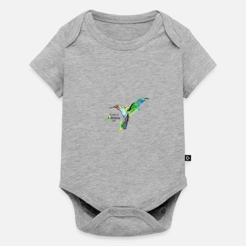 I think I HUMBLEED the same - Baby Premium short-sleeve bodysuit - heather grey