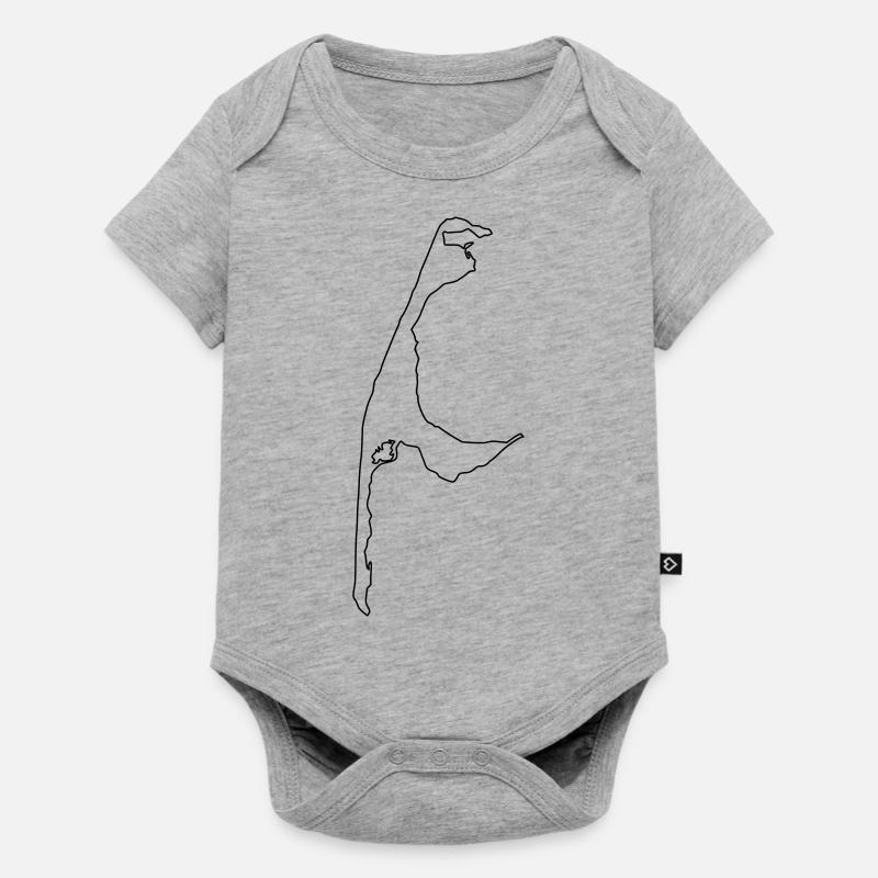 Sylt - Body à manches courtes Premium Bébé - gris chiné
