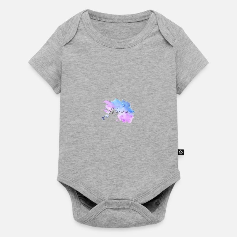 POLE DANCE POLE Tänzerin Geschenkidee Geschenk - Baby Premium Kurzarmbody - Grau meliert